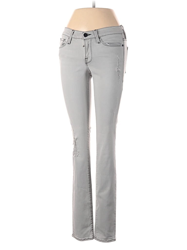 Pre-owned Frame Jeans In Gray