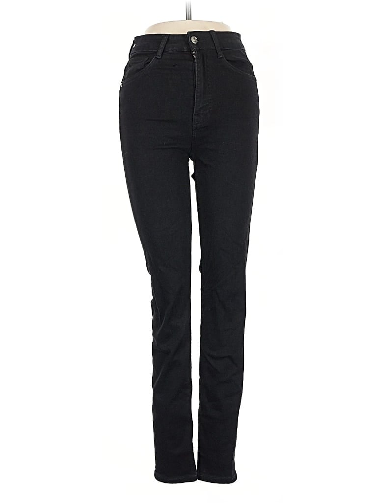 Pre-owned Zara Jeggings In Black
