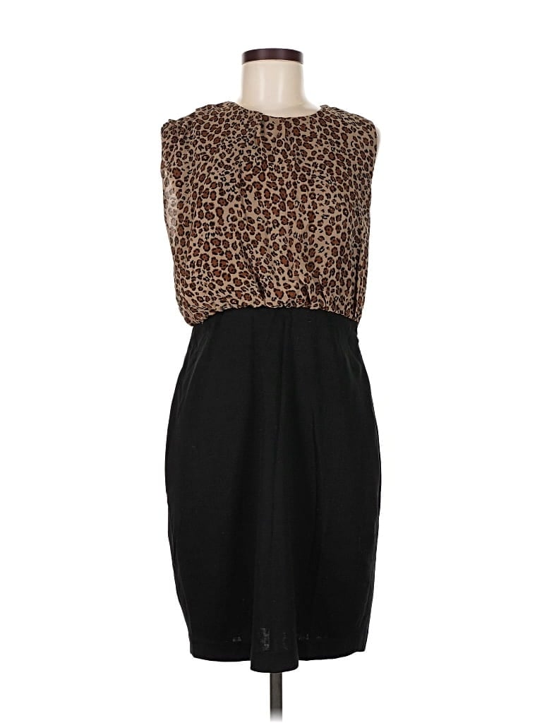 Pre-owned Roz & Ali Cocktail Dress In Brown