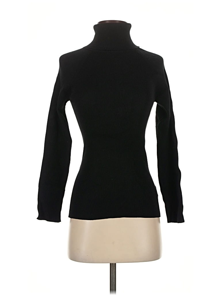 Pre-owned 525 America Turtleneck Sweater In Black