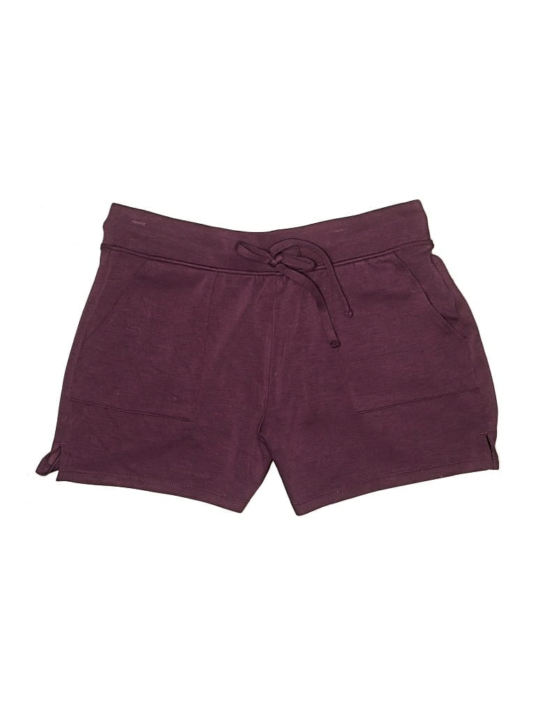 Pre-owned Gaiam Shorts In Burgundy