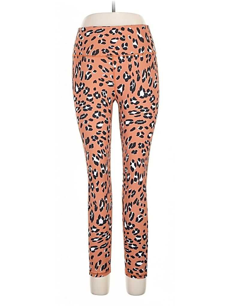 Pre-owned Fabletics Leggings In Orange