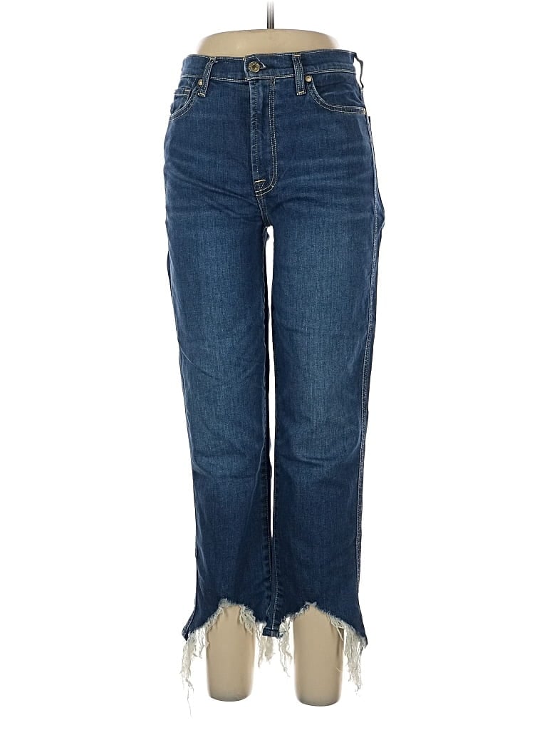 Pre-owned 7 For All Mankind Jeans In Blue