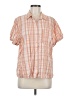 Universal Thread Orange Short Sleeve Blouse Size M - photo 1