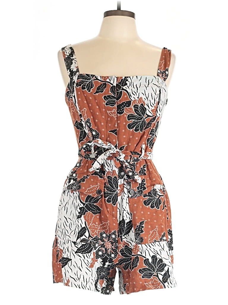 Pre-owned House Of Harlow 1960 Romper In Orange
