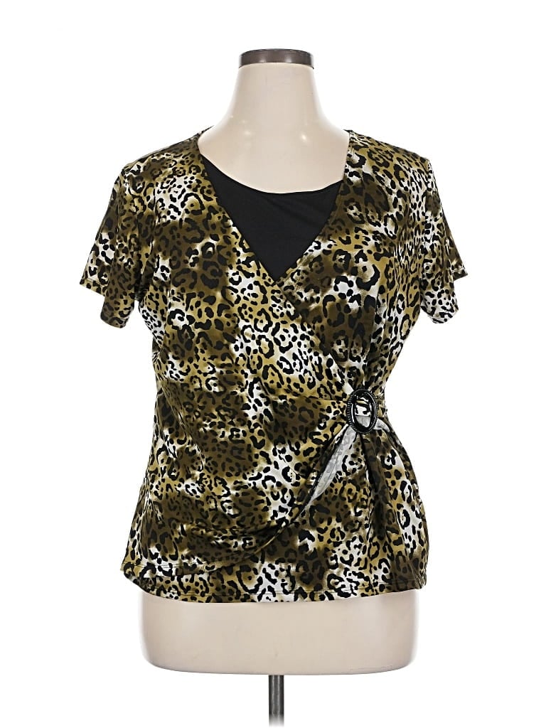 Pre-owned Notations Short Sleeve T-shirt In Gold