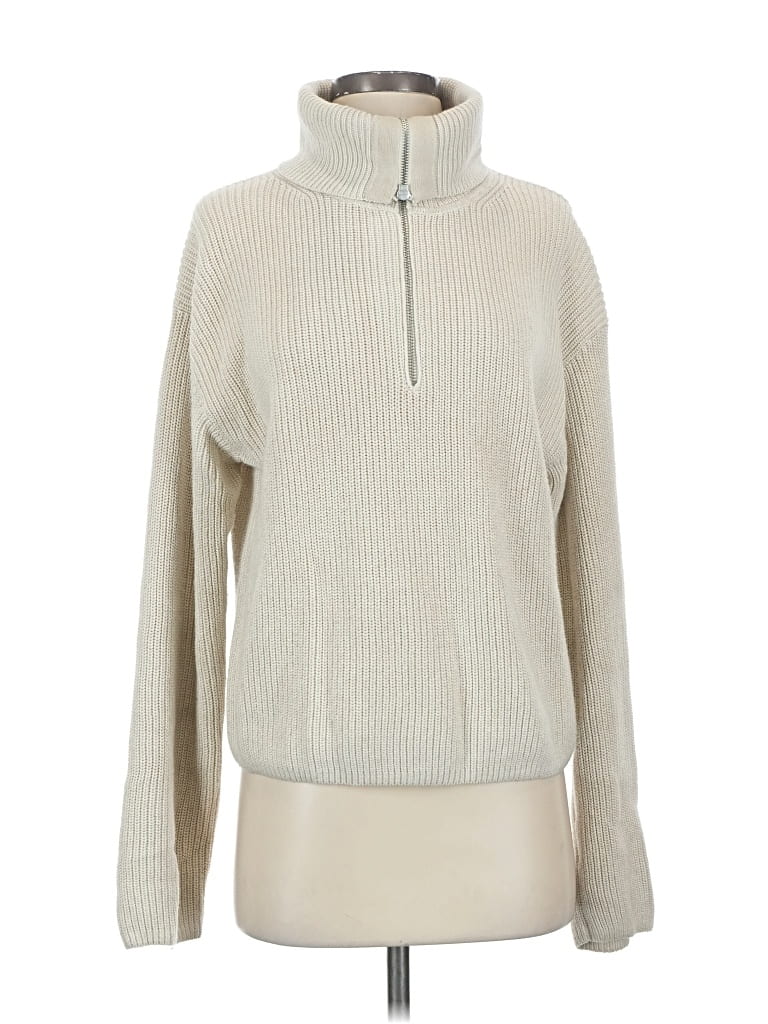 Pre-owned Gap Turtleneck Sweater In White