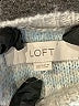 Ann Taylor LOFT Color Block Silver Pullover Sweater Size XS - photo 7
