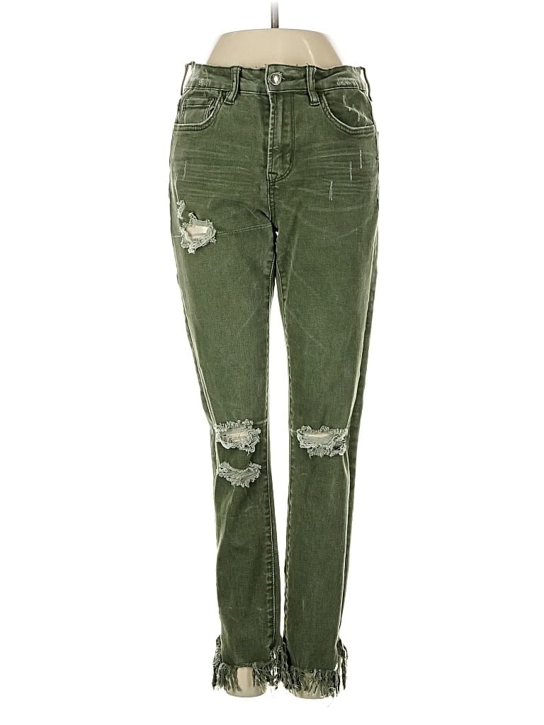 Pre-owned Vervet Jeans In Green