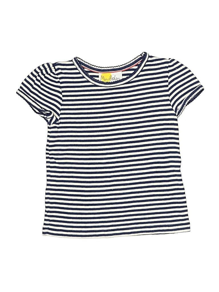 Pre-owned Mini Boden Kids' Short Sleeve T-shirt In Blue