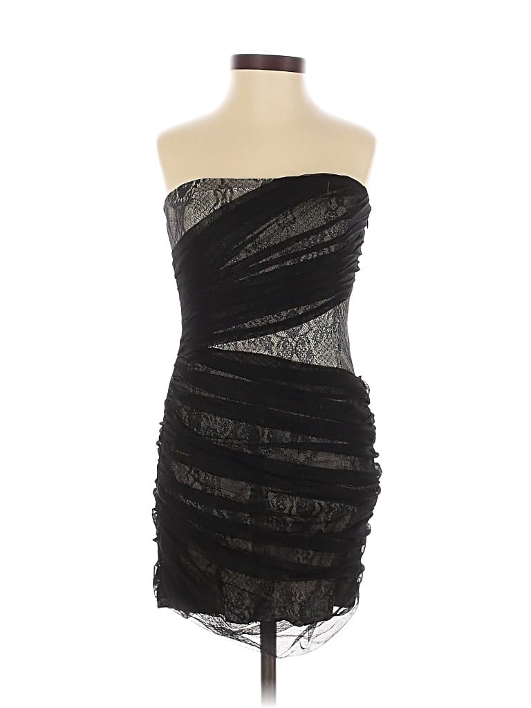 Pre-owned Armani Exchange Cocktail Dress In Black
