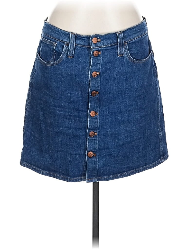 Pre-owned Madewell Denim Skirt In Blue