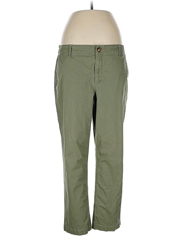 ANN TAYLOR LOFT Pre-owned Khaki Pant In Green