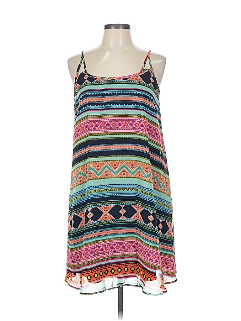 Pre-owned City Triangles Casual Dress In Blue