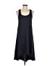 J.Crew Solid Black Blue Casual Dress Size M - photo 1