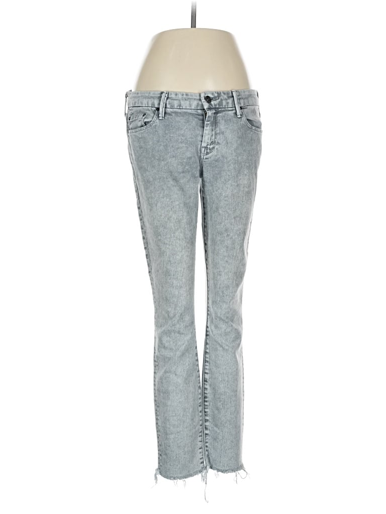 Pre-owned Mother Jeans In Silver