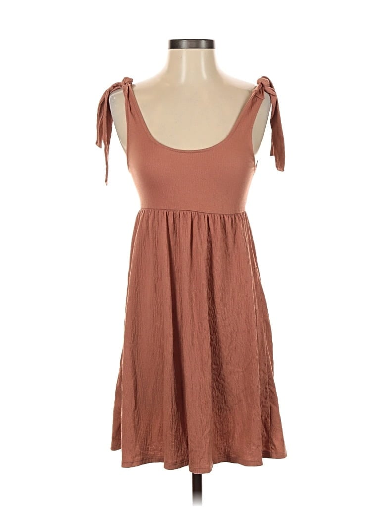 Pre-owned Wild Fable Casual Dress In Brown