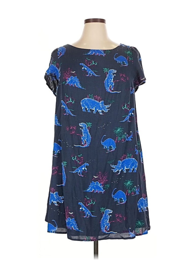 Pre-owned Modcloth Casual Dress In Blue