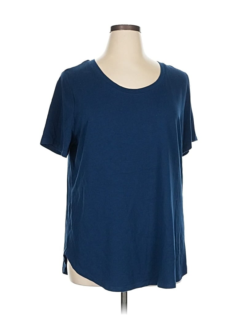AVA & VIV Pre-owned Short Sleeve T-shirt In Blue