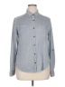 Passport 100% Polyester Solid Gray Long Sleeve Blouse Size XL - photo 1