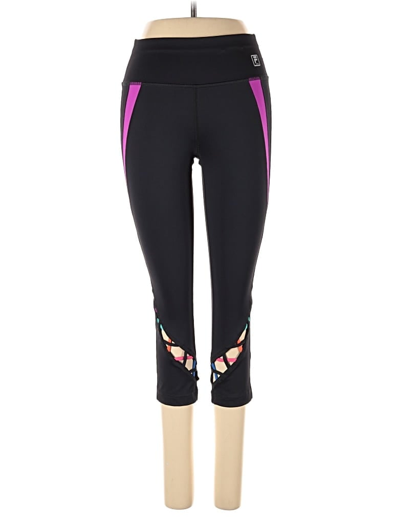 Pre-owned Fila Sport Active Pants In Black