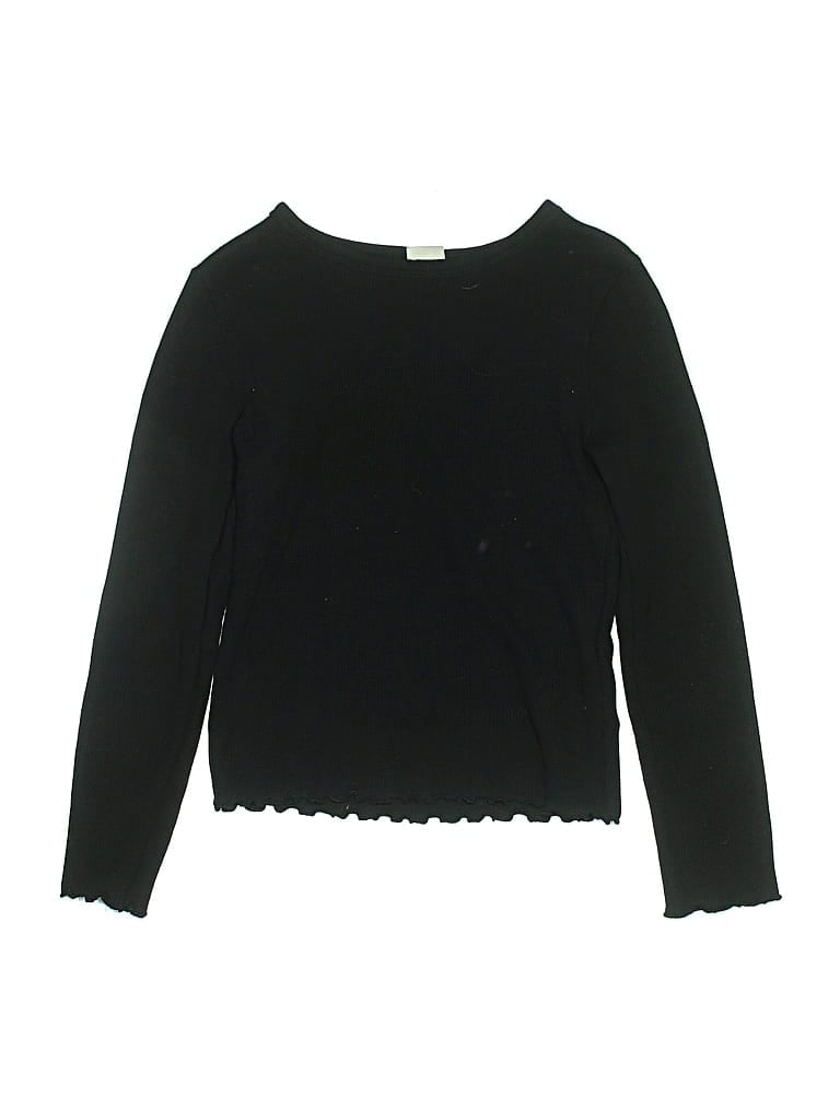 Pre-owned Gap Kids' Long Sleeve T-shirt In Black