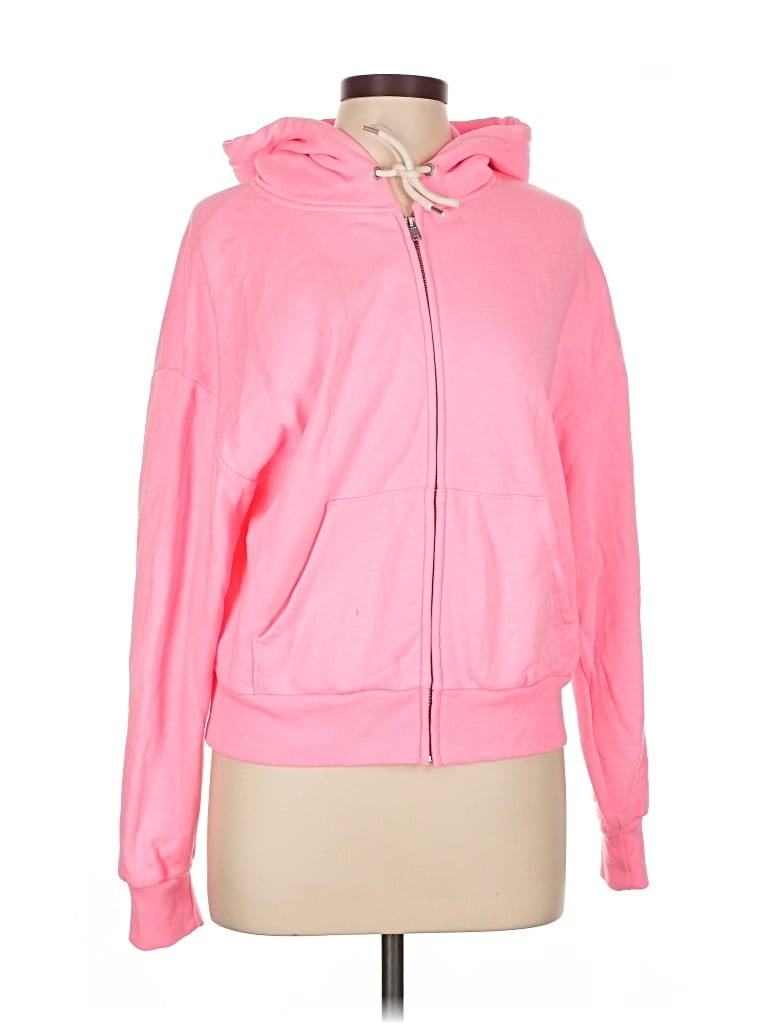 Pre-owned Gap Zip Up Hoodie In Pink