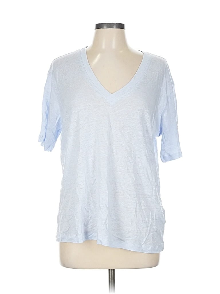 Pre-owned H&m Short Sleeve T-shirt In Blue