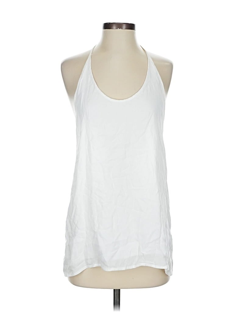 Pre-owned Re:named Sleeveless Blouse In White