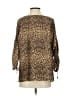 MICHAEL Michael Kors 100% Polyester Gold Brown 3/4 Sleeve Blouse Size S - photo 2