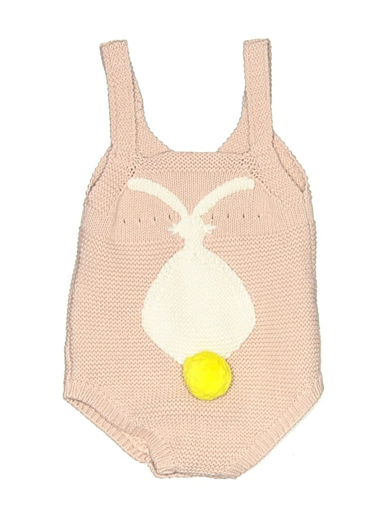 Pre-owned Stella Mccartney Babies'  Short Sleeve Onesie In Pink