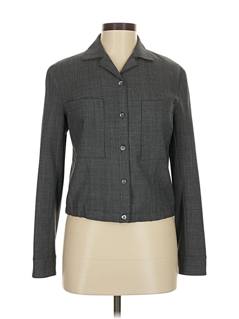 Pre-owned Laundry By Shelli Segal Blazer Jacket In Gray