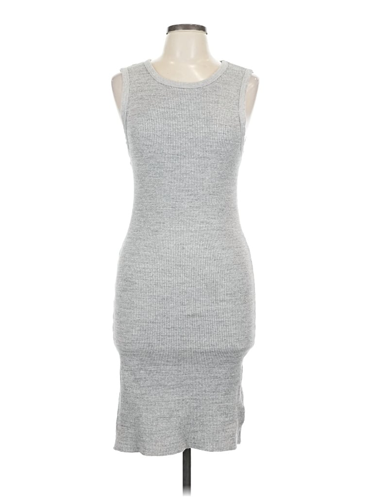 Pre-owned James Perse Casual Dress In Gray