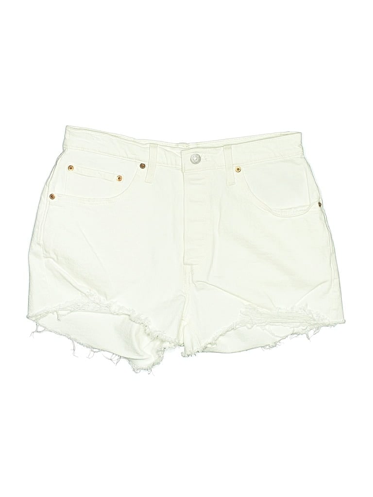 Pre-owned Levi's Shorts In White