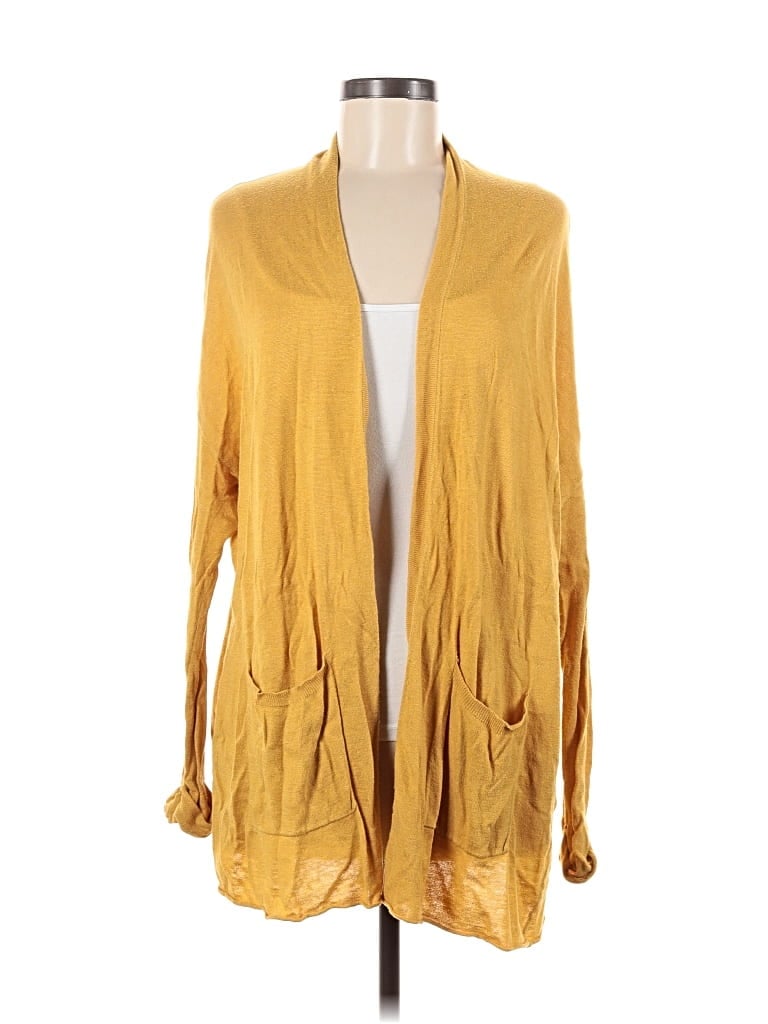 Pre-owned Billabong Cardigan Sweater In Yellow