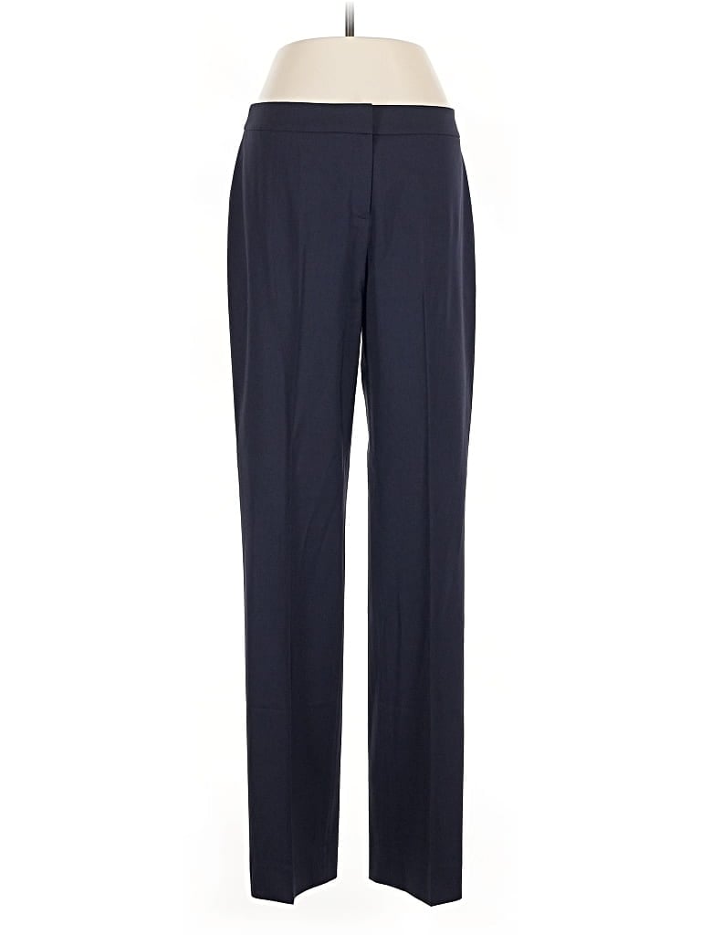 Pre-owned Lafayette 148 Wool Pants In Blue