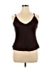 L'Agence Brown Sleeveless Top Size XL (4) - photo 1