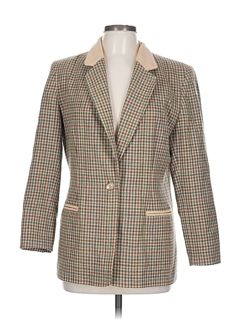 Pre-owned Pendleton Wool Blazer Jacket In Brown