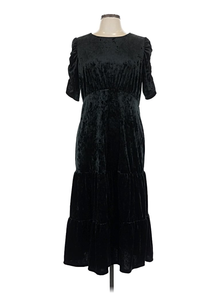 Pre-owned Who What Wear Cocktail Dress In Black