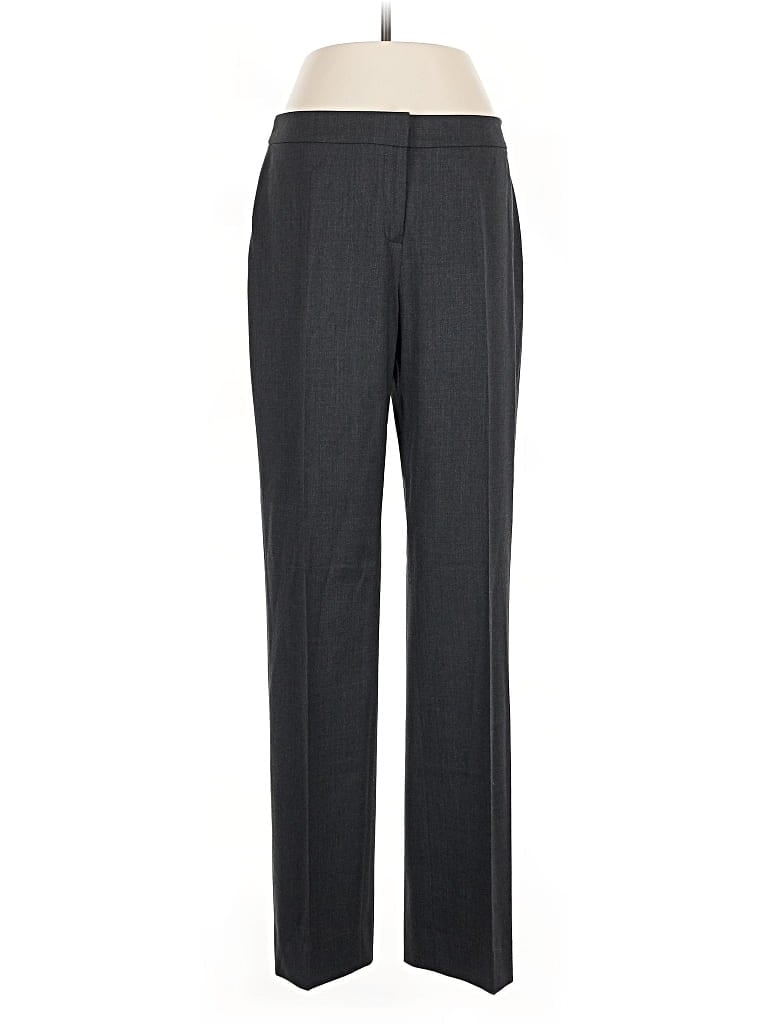 Pre-owned Lafayette 148 Wool Pants In Gray