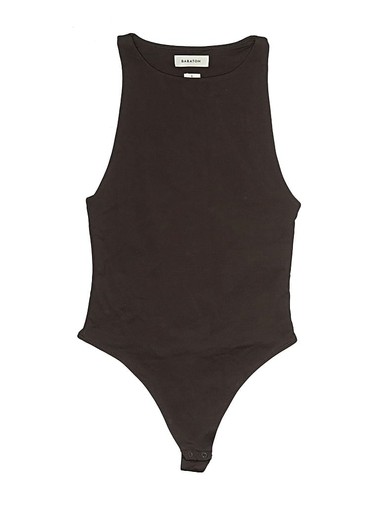 Pre-owned Babaton Bodysuit In Brown