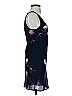Babaton 100% Polyester Floral Blue Casual Dress Size XXS - photo 4