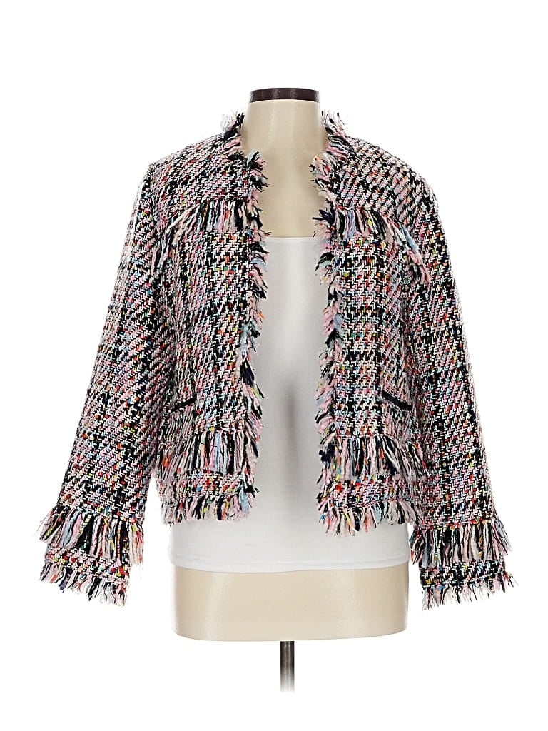 Pre-owned Halogen Blazer Jacket In White