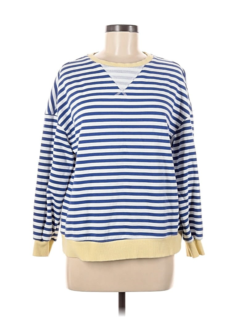 Pre-owned Unbranded Pullover Sweater In Blue