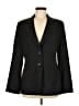Faconnable 100% Wool Black Wool Blazer Size 6 - photo 1