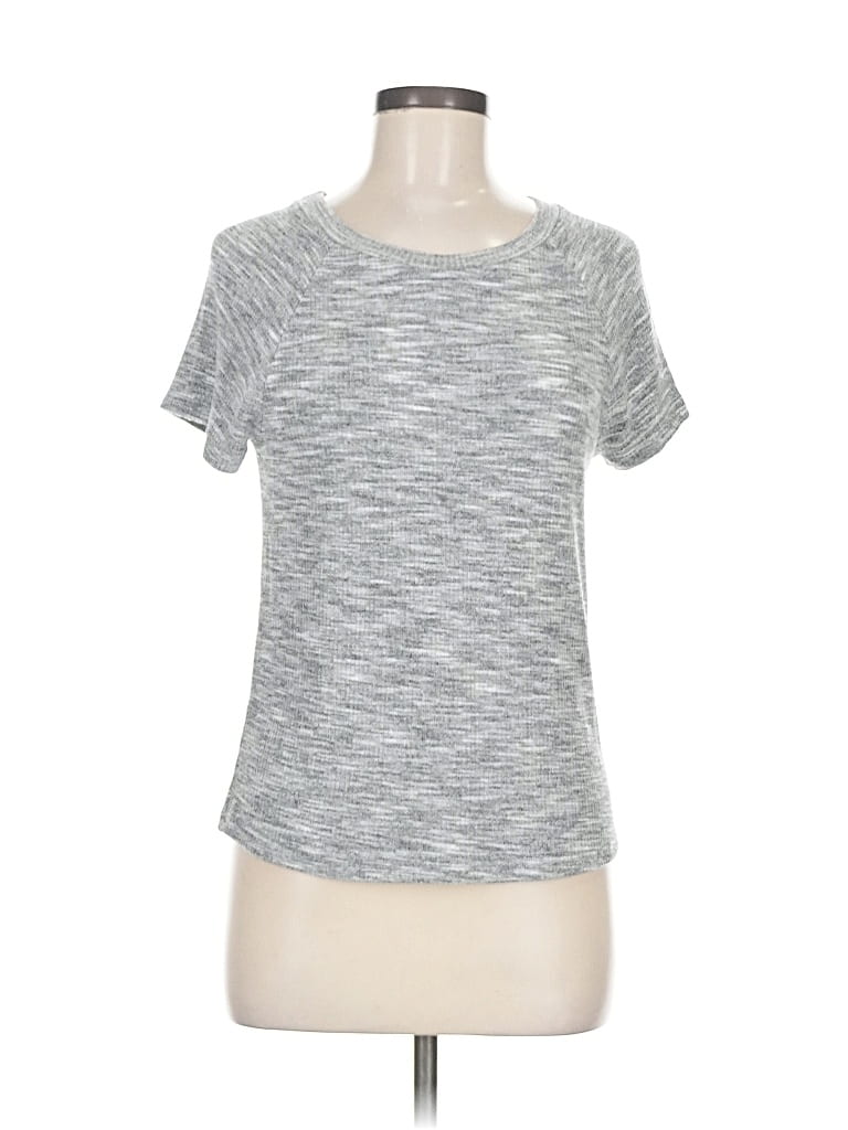 Pre-owned Evereve Cardigan Sweater In Gray