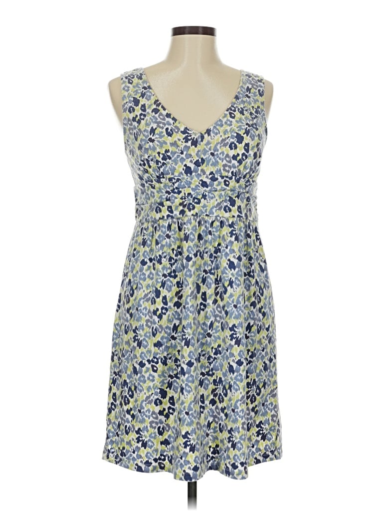 Pre-owned Ann Taylor Loft Outlet Casual Dress In Blue