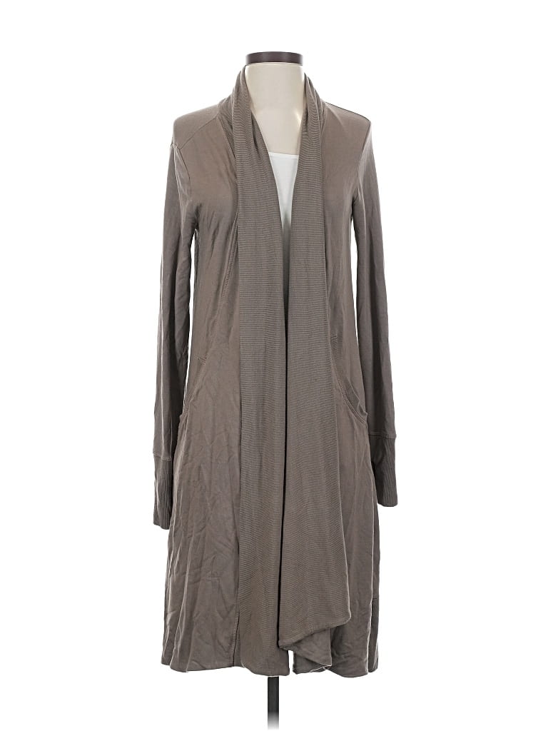 Pre-owned Athleta Kimono In Gray