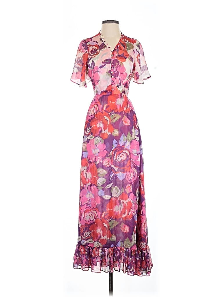 Pre-owned Misa Casual Dress In Pink