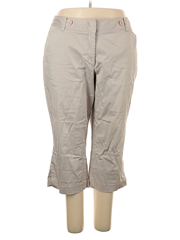 Pre-owned Lane Bryant Casual Pants In Gray